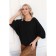 Female jumper, size 42, black color