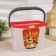 LETO barbecue container, 6 l, red color