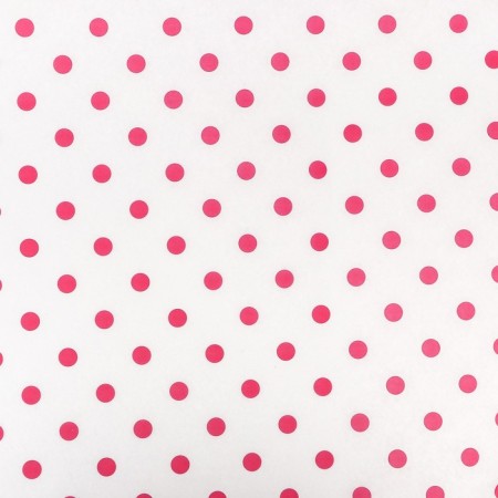 Siliconized Paper "Peas", raspberry, 0.38 x 5 m-2