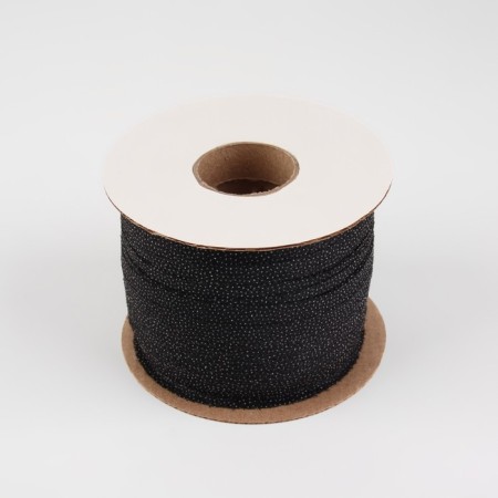 Non -woven ribbon, threaded, reinforced, 15 mm, 100 m, black color-2