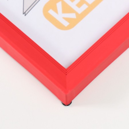 Photo frame plastic 21x30 cm 5 series, red-2