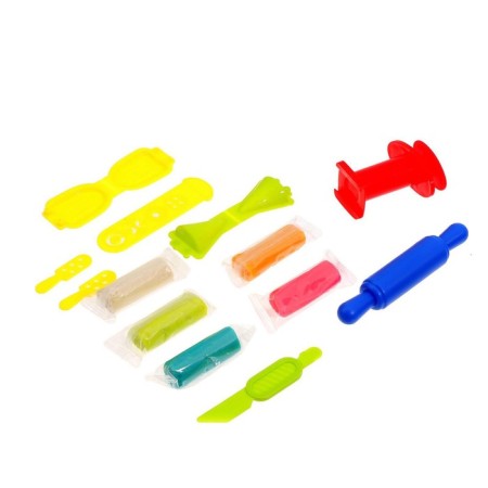Set for playing with plasticine "Fun Ice Cream", 5 Plasticine Bars, in a package
