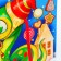 New Year. Gift box New Year's package "Snake" with rope handles with animation 20 x12 cm.