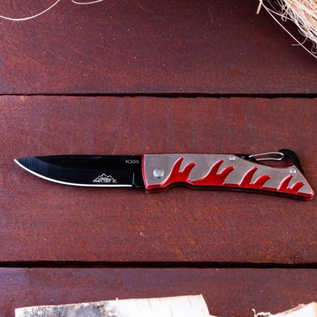 Feathered "Fiery" blade 7cm, fastening-tole 16.5cm-4