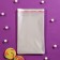 BOPP package with adhesive valve, transparent 14 x 20/4 cm, 25 μm