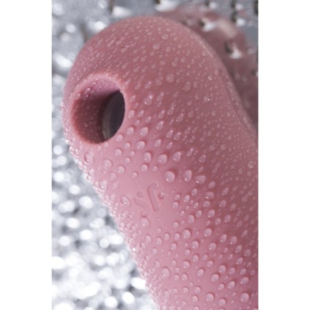 Vacuum-wave contactless stimulator of the Satiffyer Cotton Candy clitoris, silicone, pink color-10