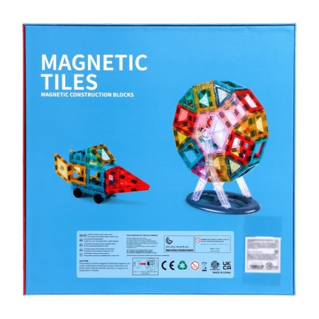 Magnetic designer "Magic figures", 109 parts-6