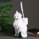 Brash stand "Cat" with Berschik, 20x18x37cm