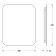 Mirror with Defesto LED lighting 15 W, 40x50 cm, sensory switch, neutral white light