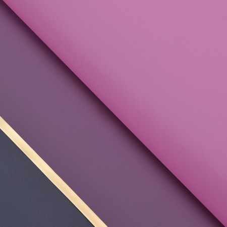 Matte flowing film, "with gold embossing", 57x57 cm, pink-1