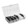 Clips and fasteners, 6 types, set 100 pcs