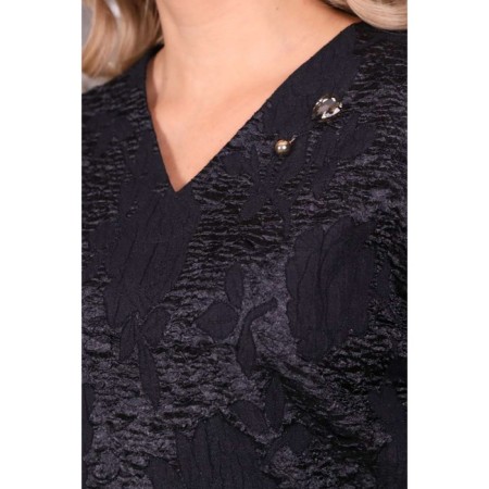 Women's tunic, size 54, black color-1