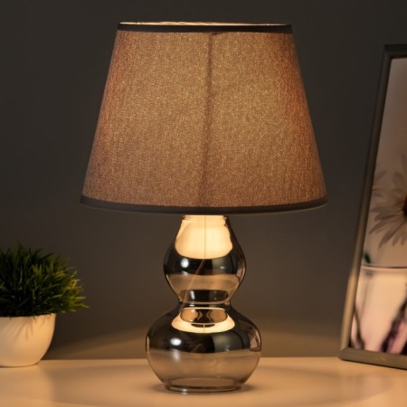 Babena table lamp E27 40W gray 21x21x33cm Risalux-1