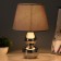 Babena table lamp E27 40W gray 21x21x33cm Risalux