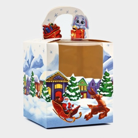 Box the team "Fairytale Santa Claus" 14 x 16 x 14 cm, New Year-1