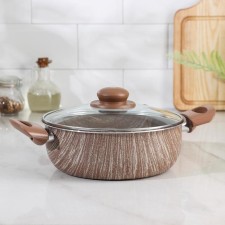 Кастрюля Kantry, 3 л, стеклянная крышка, антипригарное покрытие