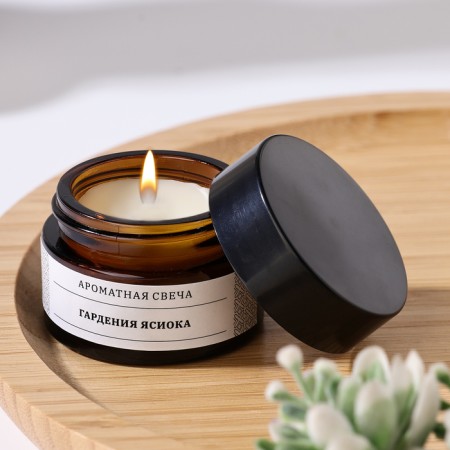 Aromatic candle in the jar of Yasioka, 12 g