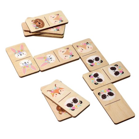 The board game "Domino. Animals"-4