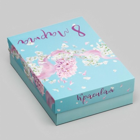 Gift box team "Flower veil" 21 x 15 x 5.7-3