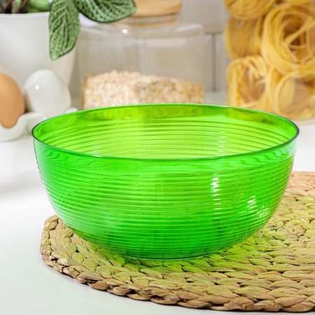 Fresh salad bowl, 2 l, green color