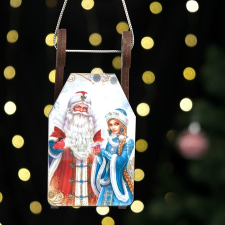 Christmas tree decoration "Sanctors No. 5", 12.5 x 6 cm
