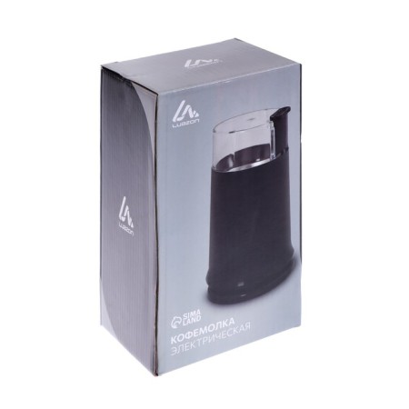 Electric coffee grinder Luazon LCG-02, 120 W, 80 g, black-7