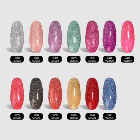 Gel nail polish, “shining Star”, reflective, 3 phase, 8ml, led/uv, pink color (017)-4
