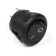 Key switch without backlight, diameter 23 mm, black