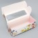 Confectionery packaging, a cupcake box with a window, “floral gamut”, 26 x 10 x 8 cm