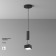Ceiling light Technical C032CL-12W4K-SQ-B, LED, 12W, 12x12x6 cm, 570lm, Black color