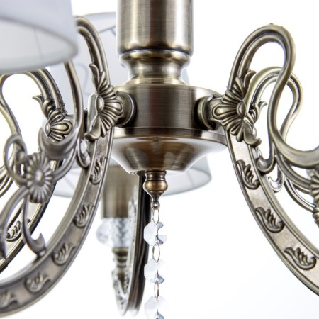 Virginia chandelier 5x40W E14 bronze 58x58x76 cm. Model F761TT-671-4