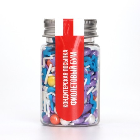 Confectionery sprinkle "Violet boom", 50 g-1