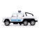 Metal machine "Jeep 6x6 of special services", 1:32, inertia, color white