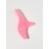 Massager d/face resin Guasha boomerang 12*6*3.5cm pink bag QF