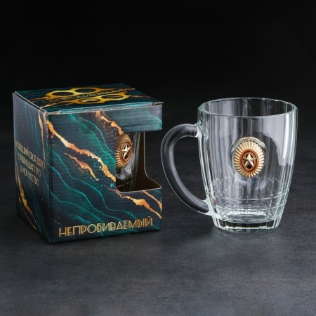 Mug "impenetrable", cockade, for beer, 500 ml-4