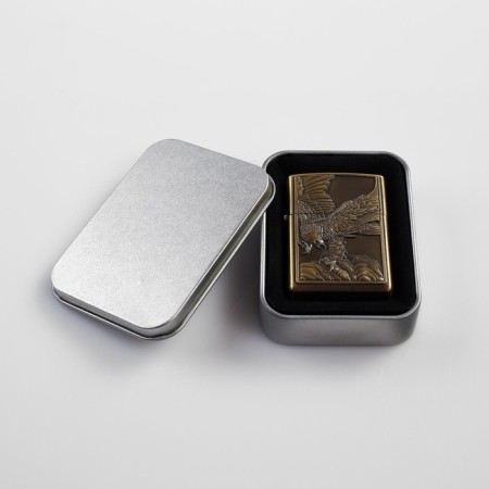 Gasoline lighter "Eagle in flight", 5.5 x 3.5 cm, mix-4