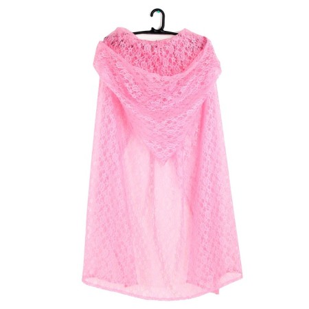 Carnival set of Princess Hypyur pink, crown, length 100cm-3