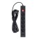 Network filter, 5 nests, 5m, s/h, curtains, PVS 3 IP0.75, 2USB, 2200W, 10A, Chern 32589 5