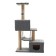 Complex for cats with a claw, with wide pillars, 3 -level, with 2 houses and hammock, 72 x 95