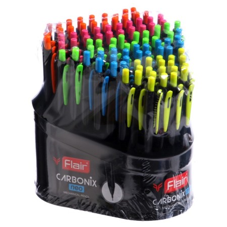 Mechanical pencil 0.5 mm, Flair carbonix, plastic, mix-1
