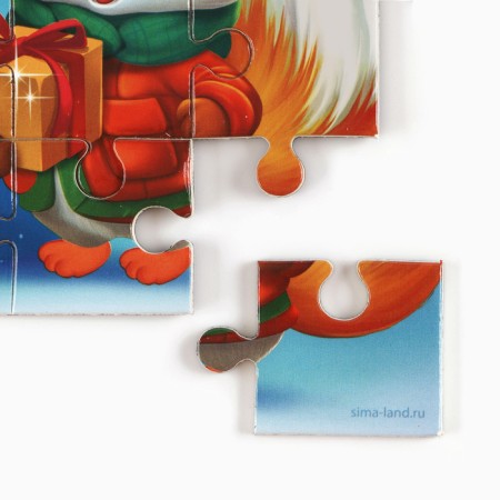 Puzzle Magnetic Wooden "Beasts"-5