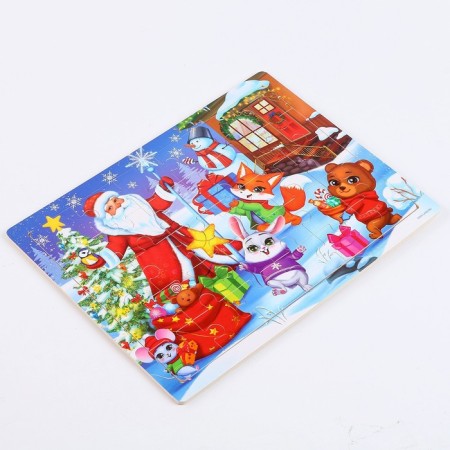 New Year puzzle is large "New Year! Funny holiday ", 30 elements-2