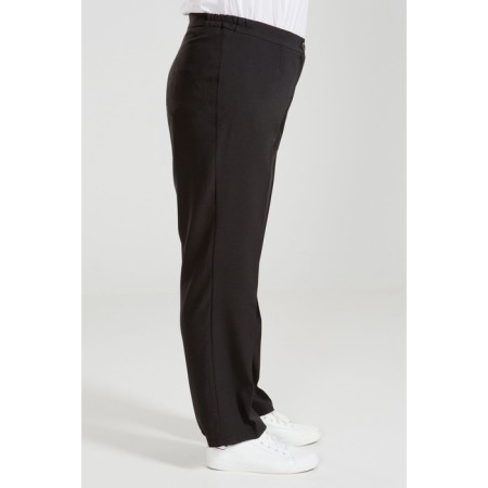 Female trousers, size 54, black color-4