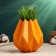 Kashpo - Vase "Triangles" 14x7x7cm, Orange