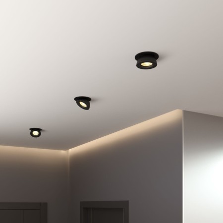 Luminable LED built -in Elektrostandard, PRUNO, 90x90x55 mm, 8W, LED, 771LM, 4200K, black color black-1
