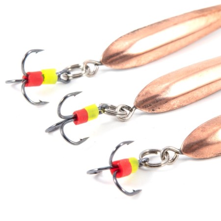 Vertical spin "Yaman" a small boat with a tee, size 37 mm, 4 g, copper-2