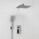 The shower system wasserkraft a16190, built -in, tropical shower, shower, chromium