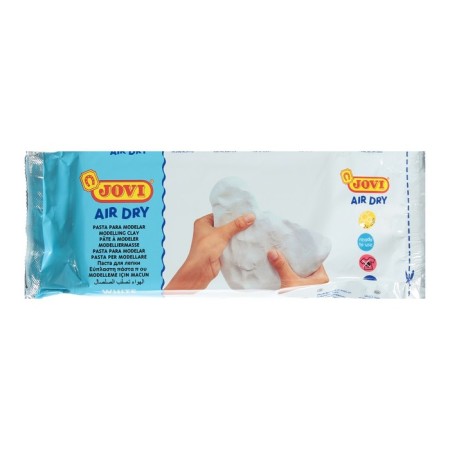 The mass for modeling is self -confused polymer, white 500 g, Jovi-5