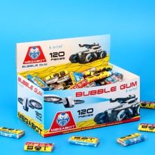 Жевательная резинка со вкладышем "Мегабот", 2,5 г
