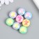 Busina Plastic "Flat ball. Flower" Gloss Povar Mix 1.7x1.7 cm